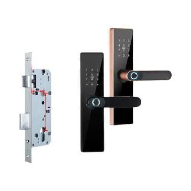 Imagem de Fechadura De Porta Inteligente WiFi CDOK Tuya Com Desbloqueio Remoto P