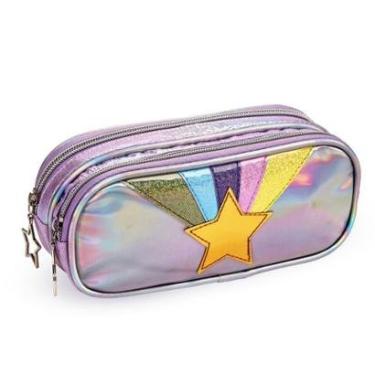 Imagem de Estojo Escolar Infantil Brilhante-Feminino