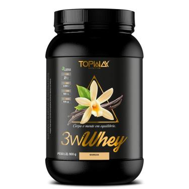 Imagem de Whey Protein Gold 3W Topway 900G Concentrado Iso E Hidro-Unissex