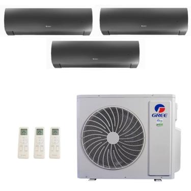 Imagem de Ar-Condicionado Multi Split Inverter Gree 42.000 (2x Evap HW 18.000 + 1x Evap HW 24.000) Quente/Frio 220V