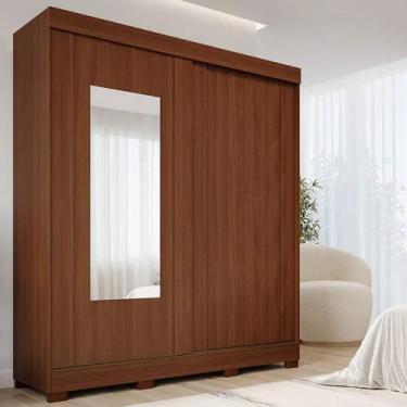 Imagem de Guarda-Roupa Casal 2 Portas Correr 3 Gavetas Ilhéus Panan Roupeiro, Je