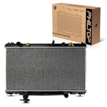 Imagem de PHILTOP Radiador de motor de substituição automotiva para 2002-2006 Camry 2.4L Refrigerador de óleo de transmissão incluído