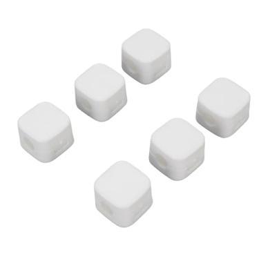 Imagem de Aramox 6pcs Clipes de Cabo Magnético, Organizador de Suporte de Cabo Com Adesivo para Mesa, Carro, Escritório, Gerenciamento de, Protetor de Fio para Telefone, Cabos de (WHITE)
