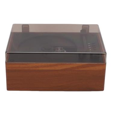 Imagem de Dpofirs Leitor de CD Vintage Alto-falantes Duplos 5.1 | Estéreo Portátil retrô, Suporta CD MP3 WMA, Entrada USB AUX, Controle Remoto, Som Sem Perdas, Reprodução de 2 Horas para áudio Doméstico e