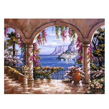 Imagem de Pintura de Diamante 5D DIY com Broca Completa Decorativa Cristal Arte e Manualidades para Decoração Parede Residencial