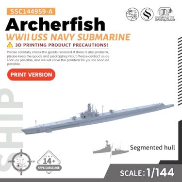 Imagem de MRY-SFW SSMODEL SSC144959-A 1/144 Modelo Militar Segunda Guerra Mundial USS Navy Archerfish Submarine