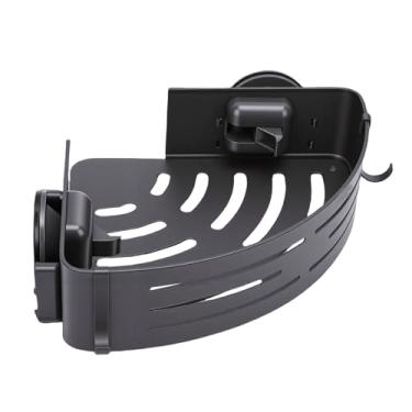 Imagem de AUNMAS Ventosa de Canto para Chuveiro, Sem Perfuração, Organizador de Chuveiro, Prateleira Removível, Rack de Armazenamento de Banheiro para Cozinha Doméstica (Arma cinza)