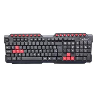 Imagem de Teclado Gamer C3tech Kg-10bk, USB, ABNT2, Multimídia, Preto E Vermelho