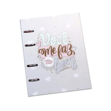 Imagem de Caderno Argolado 90G Voce Me Faz Tao Bem 80 Fls
