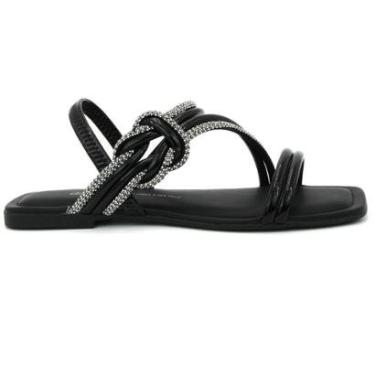 Imagem de Sandalia Dakota Feminino Y7901 Baixa Confortavel Brilho Rasteira-Feminino