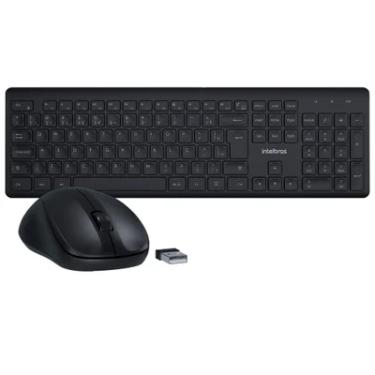 Imagem de Teclado E Mouse, 1200 Dpi, Intelbras, Csi50, Sem Fio, Preto