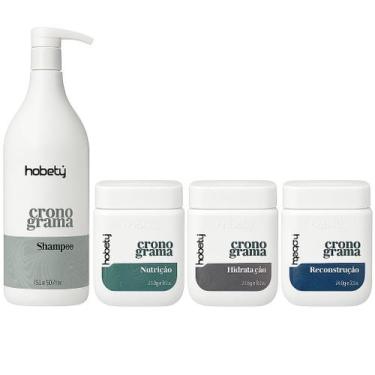 Imagem de Hobety Kit Cronograma Capilar 4x750g