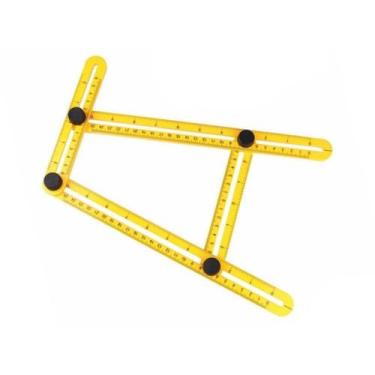 Imagem de Régua Medidor Multi Ângulo Titanium 0 5213  Esquadro Ajustável para Co