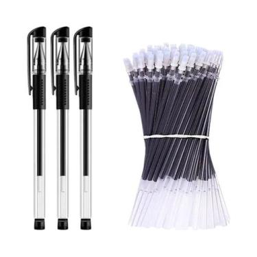 Imagem de Conjunto De Canetas Gel Kawaii 35/25pcs Tinta Preta Azul Vermelha 0.5m