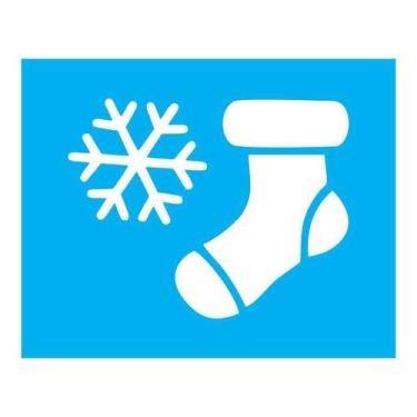 Imagem de Stencil Tamako Meia Natal - 20X25Cm - Ref B643