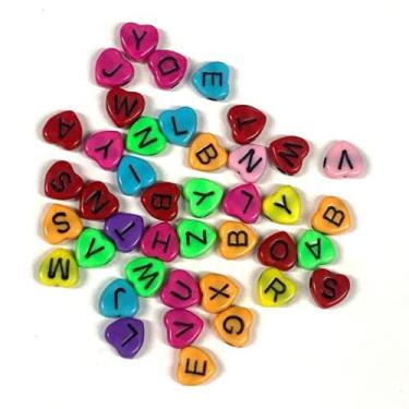 Imagem de Miçanga Conta Coração Preto 25G Sortidos - Kit