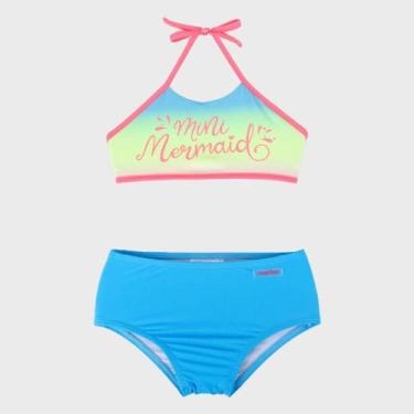 Imagem de Conjunto Infantil Top & Tanga Marlan Proteção UV Feminino, Pink, 2A