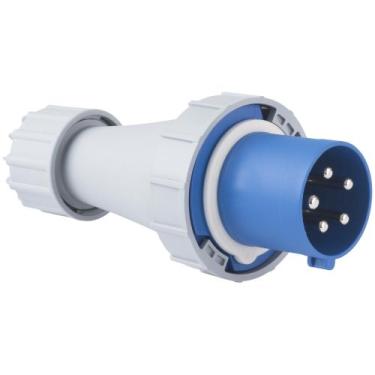 Imagem de Plugue Móvel Industrial 3P+N+T Tramontina 63 A 220-250 V 9 H Ip67 Tram