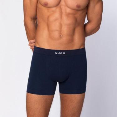 Imagem de Cueca Lupo Boxer Micromodal Sem Costura 661-001, Marinho, P