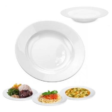 Imagem de 6 Pratos Fundo 23cm em Melamina para Buffet Restaurante - Cascavel