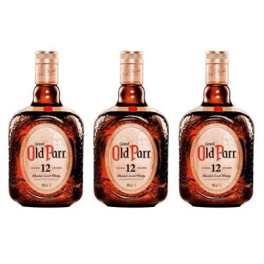 Imagem de Whisky Old Parr 1L 3 Unidades