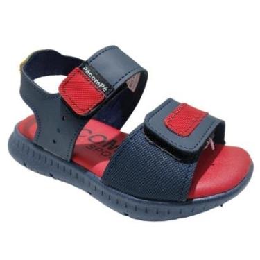 Imagem de Sandália Papete Casual Masculina Infantil Menino Pé Com Pé 23148-Masculino