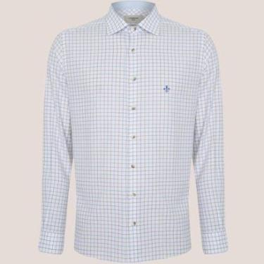 Imagem de Camisa Slim Dudalina Oxford Xadrez Masculino-Masculino