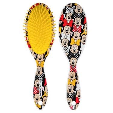 Imagem de Escova De Cabelo Oval Coleção Cartoon Minnie Marco Boni, Amarelo