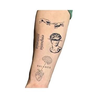 Imagem de Adesivo De Tatuagem Temporária À Prova D'água De Longa Duração Cogito 