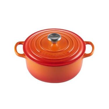 Imagem de PANELA LE CREUSET REDONDA SIGNATURE 14CM LARANJA 21177140902430