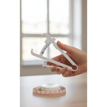 Imagem de 2x Adipômetro + Fita Métrica Corporal Precisão Profissional - Congratu
