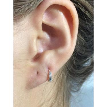 Imagem de Promoção Brinco Feminino Argola Prata Maciça 925 15mm - Lojas La&Ny , 
