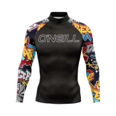 Imagem de Camisa De Surf Masculina De Manga Longa, Rashguard Com Proteção UV, Ro