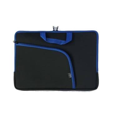 Imagem de Capa Bolsa p Notebook bolsa alça Neoprene 15.6" Azul pasta - NEO CAPAS