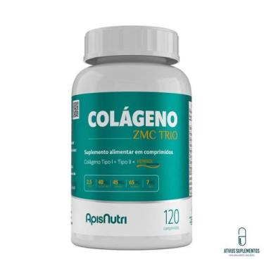 Imagem de Colágeno ZMC Trio Verisol 120 Comprimidos ApisNutri