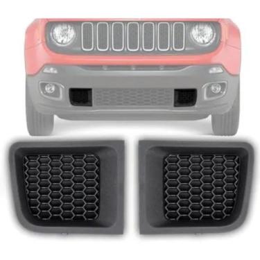 Imagem de Tampa Grade Lateral Parachoque Renegade 2016 2017 2018 - RETOV,  Direi