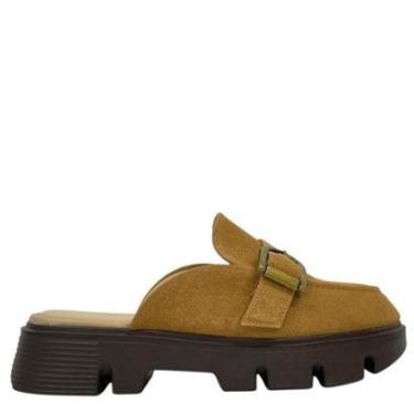 Imagem de Mule Feminino Modare com Fivela Dourada Solado Tratorado-Feminino