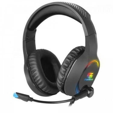 Imagem de Headset Gamer RGB HOLT Preto Fortrek, Preto