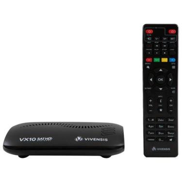 Imagem de Receptor digital de sinal via satelite vivensis vx10 hdtv sathd region