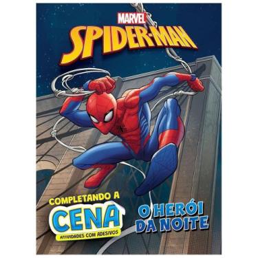 Imagem de Livro Infantil Marvel Completando a Cena - Spiderman - Rideel