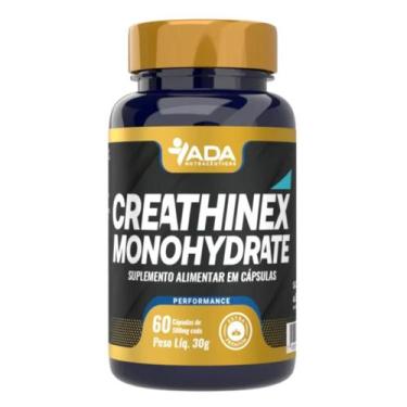 Imagem de Creathinex Monohidrate 60 Cápsulas Suplemento Alimentar Creatina Monoh