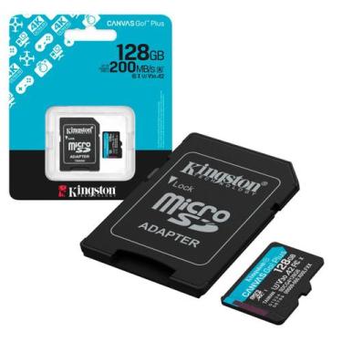 Imagem de Cartão de Memoria 128gb Micro Sdxc Cl10 200mb Canvas Go Plus SDCG4/128