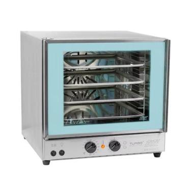 Imagem de Forno Elétrico de Bancada Turbo Aço Inox FETP4A Azul Titã, 110V