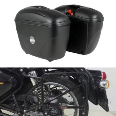 Imagem de Par Baú E21 Givi + Suporte Lateral Royal Enfield Classic350 - Givi_e_C