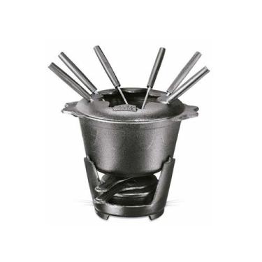 Imagem de Fondue Preto Ferro Fundido 1,2 Litros 16x10 cm Fumil