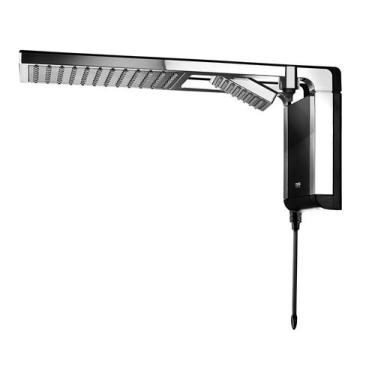 Imagem de Chuveiro Lorenzetti Acqua Duo Ultra Eletrônico Preto/Cromado, 220V