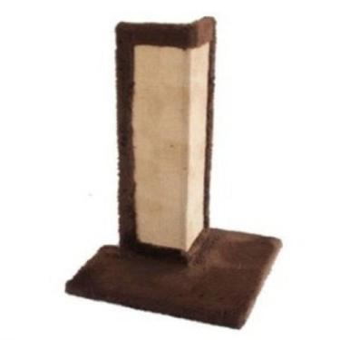 Imagem de Arranhador Marrom Para Gato Protetor De Sofá Em Sisal e MDF - Uzeda