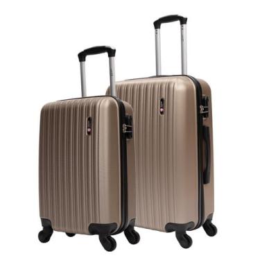 Imagem de Kit de malas de viagem P e M Londres Swiss Move, Champagne
