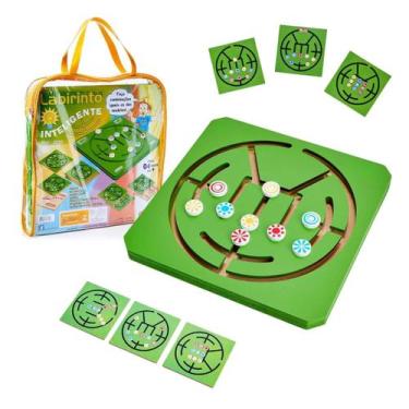 Imagem de Labirinto Inteligente Brinquedos Educativos Infantil Raciocínio Lógico