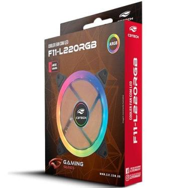 Imagem de Cooler FAN F11-L220RGB 12CM C3 TECH Gaming